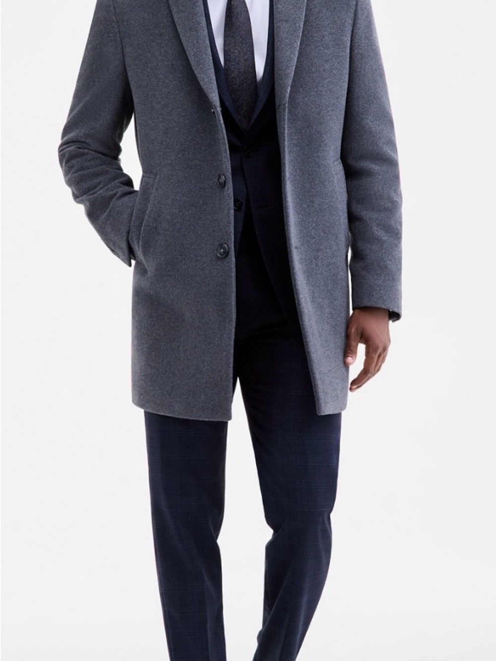 Calvin Klein Men’s Wool Blend Coat